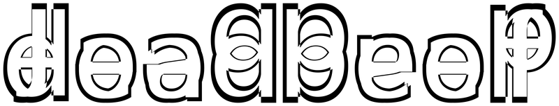 Ambigram for deadbeef in Seguisb